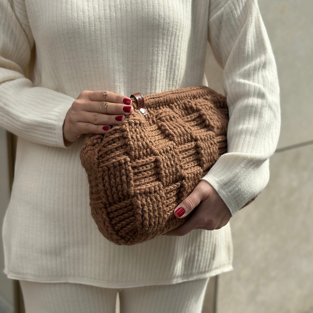 LENA POUCH Koyu Bej
