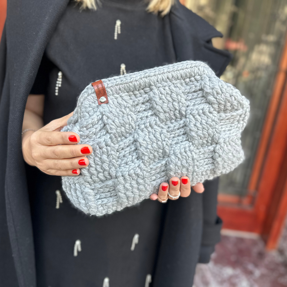 LENA POUCH Açık Gri