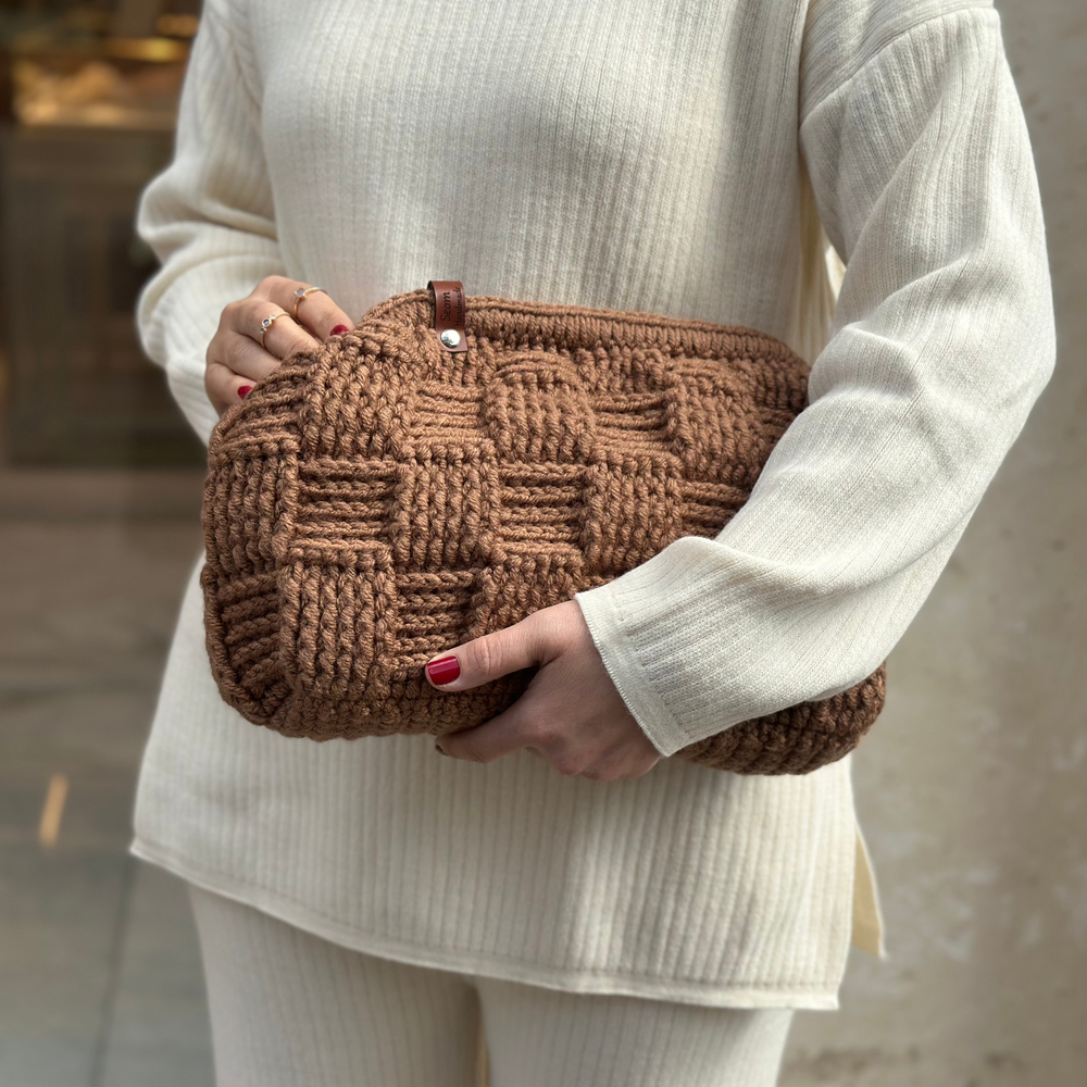LENA POUCH Koyu Bej