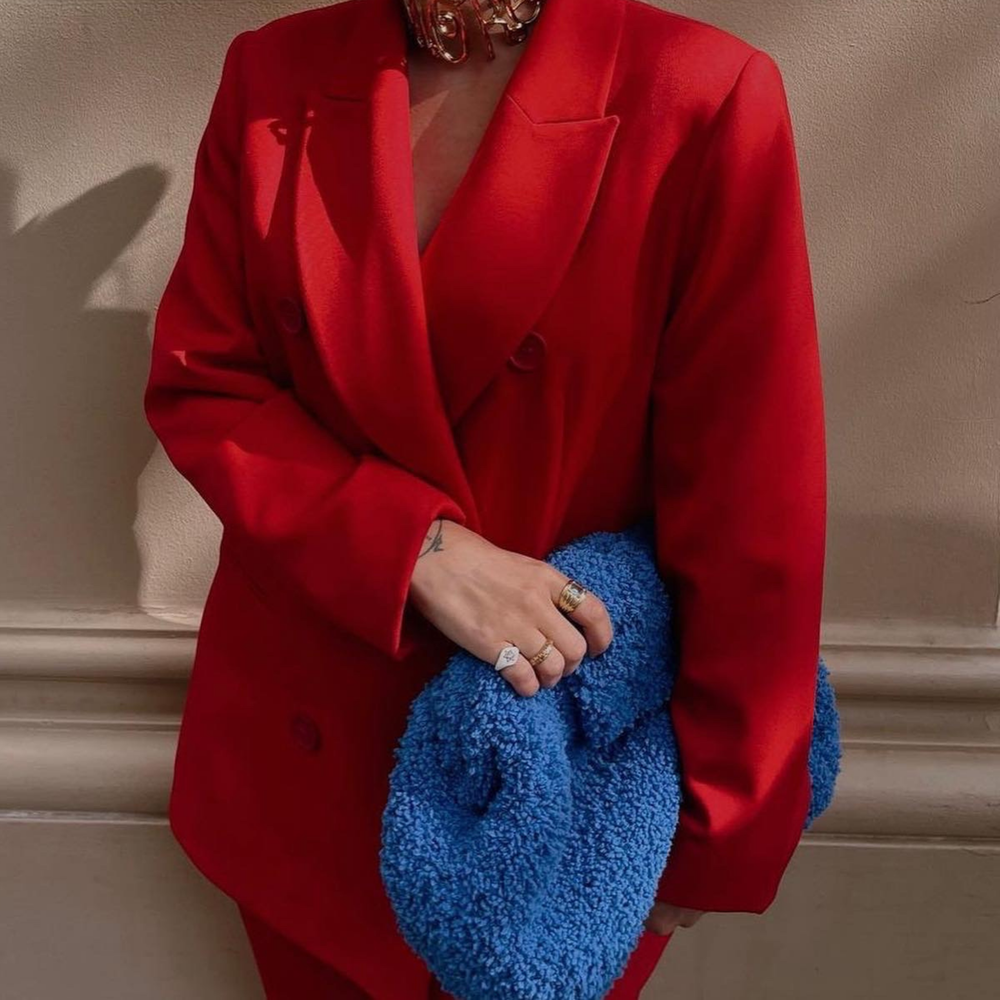TEDDY LUXE Saks Mavi